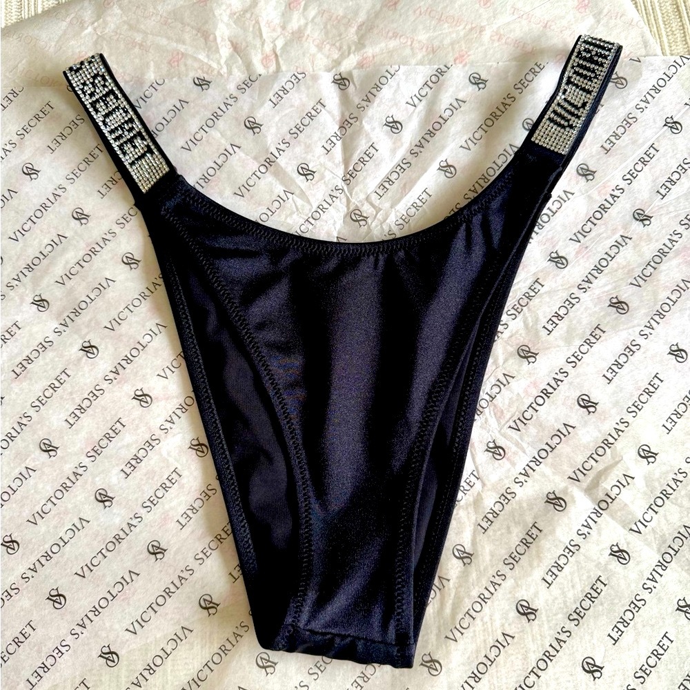 Victoria's Secret Swim Brazilian Rhinestone Bottom